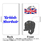 AQUOS wish SHG06 au 高画質仕上げ プリント手帳型ケース(通常型)【YE968 ブリティシュショートヘア01】