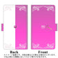 iPhone5/iPhone5s 高画質仕上げ プリント手帳型ケース(通常型)【YE987 愛】