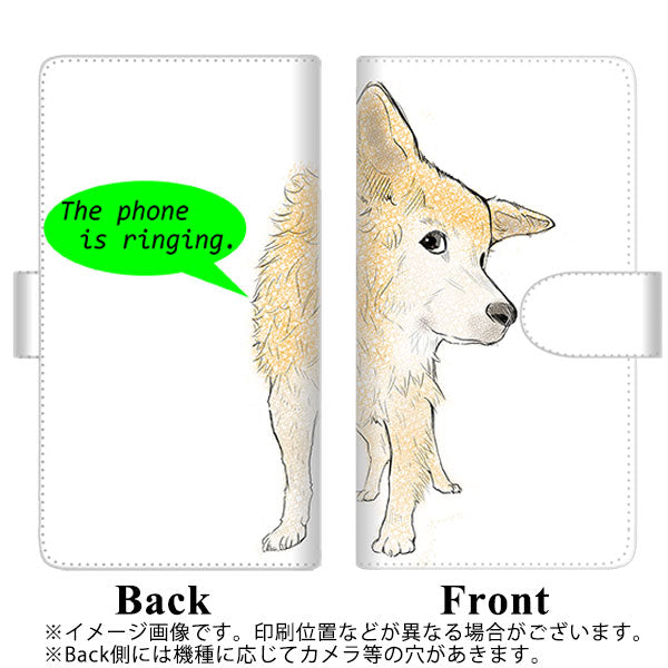 au HUAWEI（ファーウェイ） P30 lite Premium HWV33 高画質仕上げ プリント手帳型ケース(通常型)【YE993 ラブドッグ02】