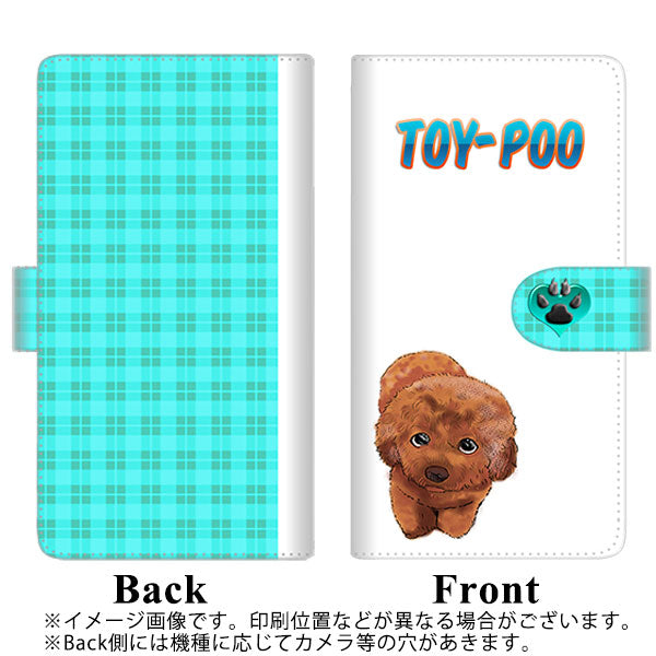 iPhone5/iPhone5s 高画質仕上げ プリント手帳型ケース(通常型)【YF853 トイプー01】