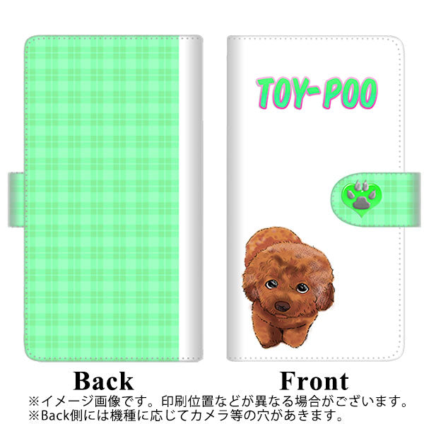 iPhone5/iPhone5s 高画質仕上げ プリント手帳型ケース(通常型)【YF855 トイプー03】
