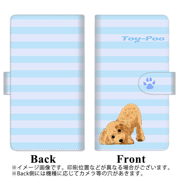 AQUOS wish A104SH Y!mobile 高画質仕上げ プリント手帳型ケース(通常型)【YF857 トイプー05】