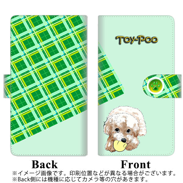 docomo アローズ ビー F-04K 高画質仕上げ プリント手帳型ケース(通常型)【YF859 トイプー07】