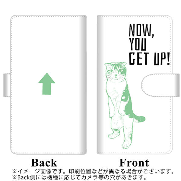 HUAWEI（ファーウェイ）P10 lite WAS-LX2J 高画質仕上げ プリント手帳型ケース(通常型)【YF984 ミャウ05】
