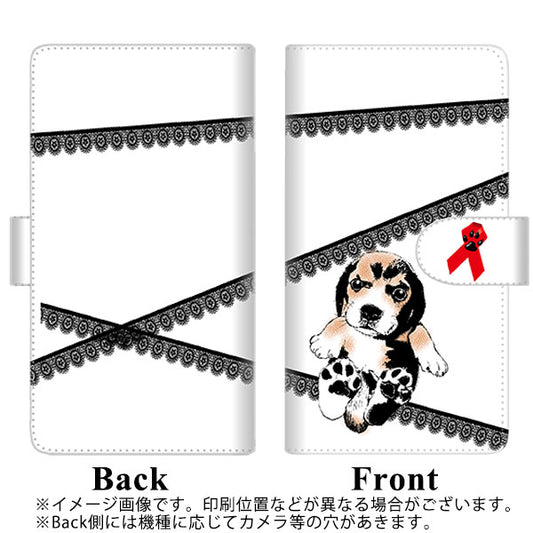 Libero 5G II A103ZT Y!mobile 高画質仕上げ プリント手帳型ケース(通常型)【YF990 バウワウ01】