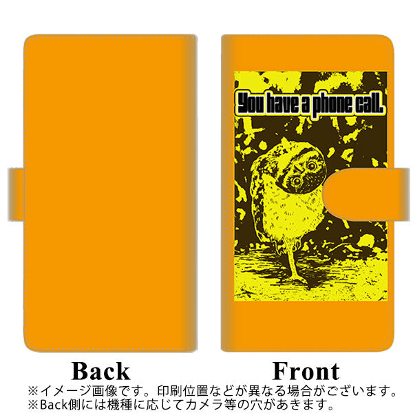 SoftBank エクスペリア XZ3 801SO 高画質仕上げ プリント手帳型ケース(通常型)【YG802 アウル03】
