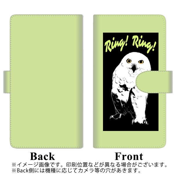 SIMフリー オッポ Reno5 A 高画質仕上げ プリント手帳型ケース(通常型)【YG805 アウル06】