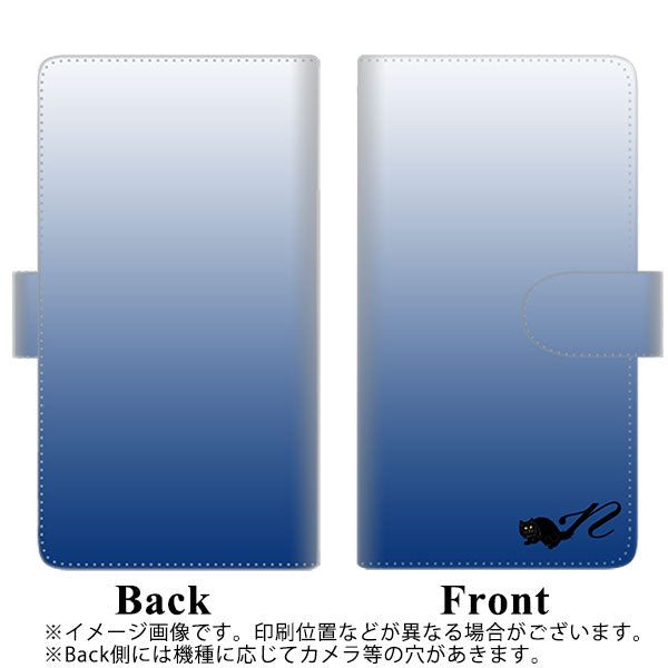 docomo ギャラクシー S8 プラス SC-03J 高画質仕上げ プリント手帳型ケース(通常型)【YI855 イニシャル ネコ N】