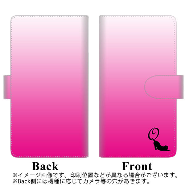 docomo エクスペリア XZ2 SO-03K 高画質仕上げ プリント手帳型ケース(通常型)【YI858 イニシャル ネコ Q】