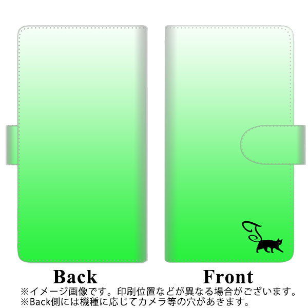 docomo エクスペリア XZ2 SO-03K 高画質仕上げ プリント手帳型ケース(通常型)【YI861 イニシャル ネコ T】