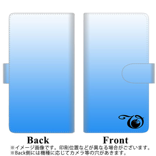 DIGNO SX2 KC-S302 高画質仕上げ プリント手帳型ケース(通常型)【YI863 イニシャル ネコ V】