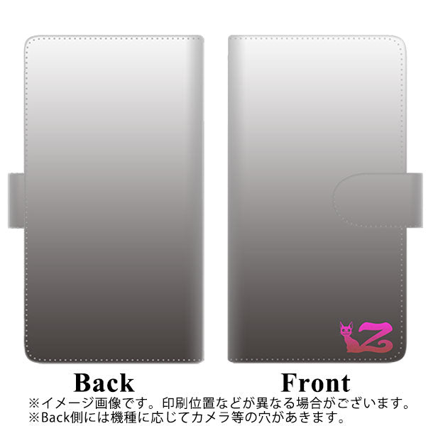 docomo エクスペリア XZ2 SO-03K 高画質仕上げ プリント手帳型ケース(通常型)【YI867 イニシャル ネコ Z】