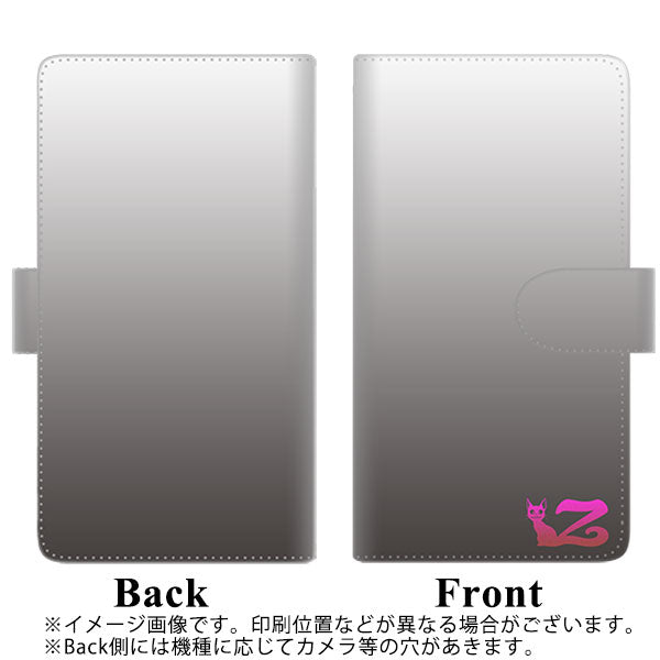 SoftBank アクオスR 605SH 高画質仕上げ プリント手帳型ケース(通常型)【YI867 イニシャル ネコ Z】