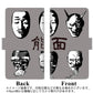 arrows We A101FC 高画質仕上げ プリント手帳型ケース(通常型)【YI870 能面01】