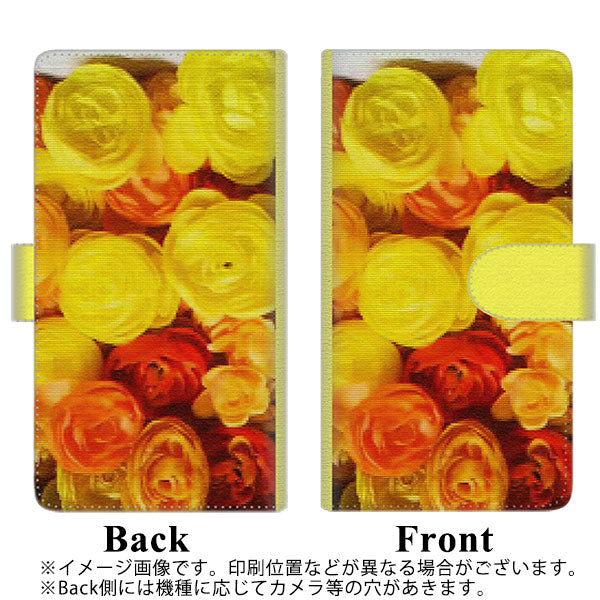 docomo アクオスエバー SH-02J 高画質仕上げ プリント手帳型ケース(通常型)【YI880 フラワー１】