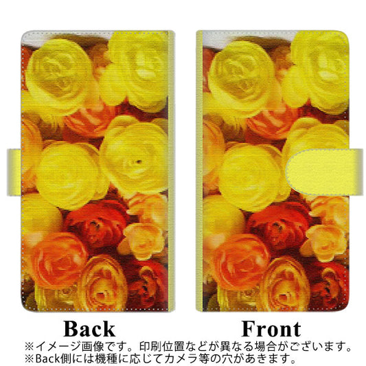 HUAWEI（ファーウェイ） P40 lite 5G CDY-NA9A 高画質仕上げ プリント手帳型ケース(通常型)【YI880 フラワー１】