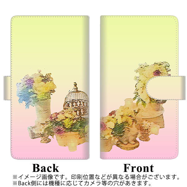 iPhone XS 高画質仕上げ プリント手帳型ケース(通常型)【YI882 フラワー３】