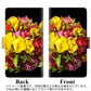Galaxy A53 5G SCG15 au 高画質仕上げ プリント手帳型ケース(通常型)【YI883 フラワー４】