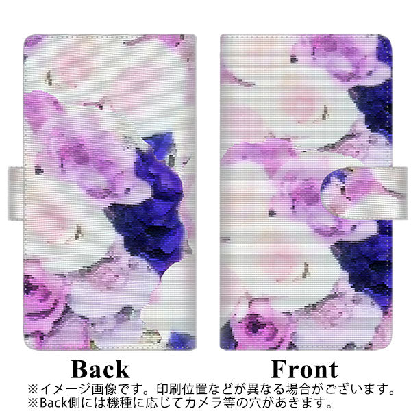 docomo アクオスR SH-03J 高画質仕上げ プリント手帳型ケース(通常型)【YI889 フラワー１０】