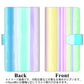 docomo ギャラクシー S10+ オリンピック限定モデル SC-05L 高画質仕上げ プリント手帳型ケース(通常型)【YJ313 ストライプ レインボー】
