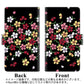 SoftBank エクスペリア XZ3 801SO 高画質仕上げ プリント手帳型ケース(通常型)【YJ323 和柄 なでしこ】