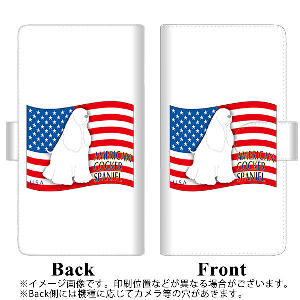 SoftBank アクオス Xx3 506SH 高画質仕上げ プリント手帳型ケース(通常型)【ZA800  アメリカンコッカースパニエル】