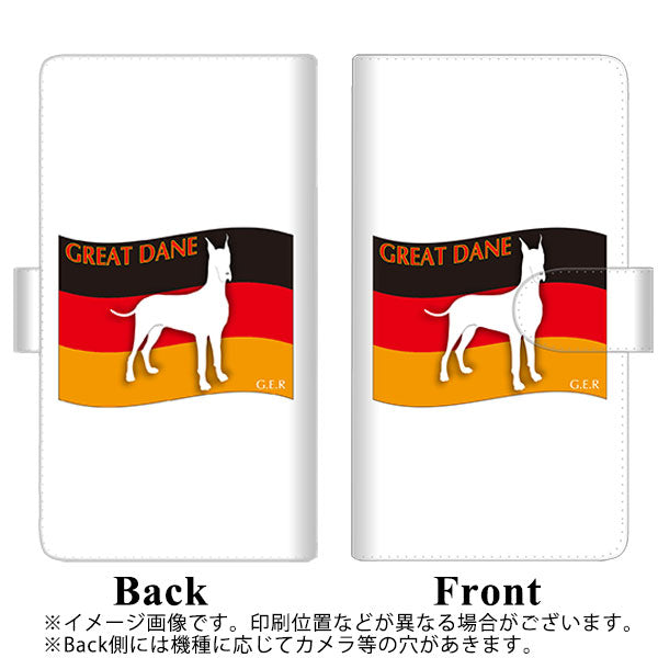 iPhone6 高画質仕上げ プリント手帳型ケース(通常型)【ZA828  グレートデーン】