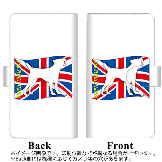 SoftBank アクオスゼロ6 高画質仕上げ プリント手帳型ケース(通常型)【ZA831  ジャックラッセルテリア】