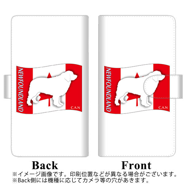 Y!mobile エクスペリア10 III A102SO 高画質仕上げ プリント手帳型ケース(通常型)【ZA835  ニューファンドランド】