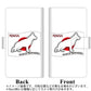 SoftBank アクオスゼロ2 906SH 高画質仕上げ プリント手帳型ケース(通常型)【ZA859  ホワイトシェパード】