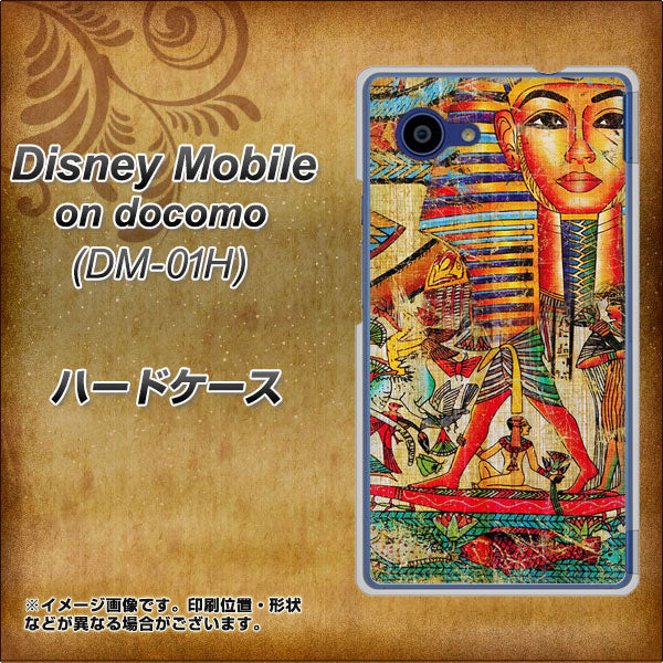 docomo ディズニーモバイル DM-01H 高画質仕上げ 背面印刷 ハードケース【329 ナイル ツタンカーメン】