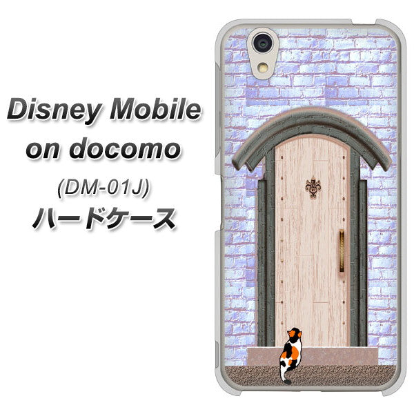 docomo ディズニーモバイル DM-01J 高画質仕上げ 背面印刷 ハードケース【YA952 石ドア02 素材クリア】