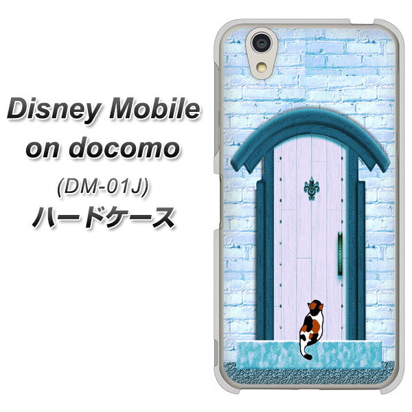 docomo ディズニーモバイル DM-01J 高画質仕上げ 背面印刷 ハードケース【YA953 石ドア03 素材クリア】