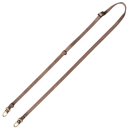 姫路レザー 本革 スマホ用ショルダーストラップ アンティークゴールド 約75～134cm