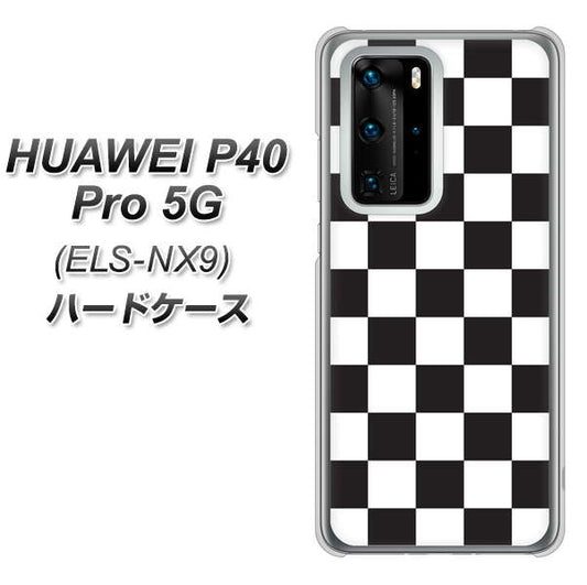 HUAWEI（ファーウェイ） P40 Pro 5G ELS-NX9 高画質仕上げ 背面印刷 ハードケース【151 フラッグチェック】