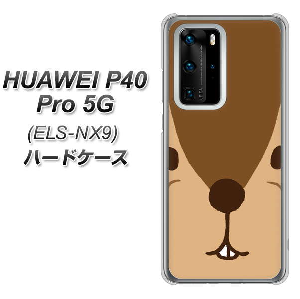 HUAWEI（ファーウェイ） P40 Pro 5G ELS-NX9 高画質仕上げ 背面印刷 ハードケース【349 りす】