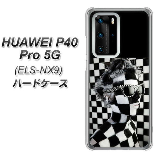 HUAWEI（ファーウェイ） P40 Pro 5G ELS-NX9 高画質仕上げ 背面印刷 ハードケース【357 bk&wh】
