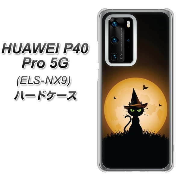 HUAWEI（ファーウェイ） P40 Pro 5G ELS-NX9 高画質仕上げ 背面印刷 ハードケース【440 猫の魔法使い】