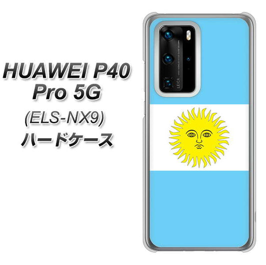 HUAWEI（ファーウェイ） P40 Pro 5G ELS-NX9 高画質仕上げ 背面印刷 ハードケース【666 アルゼンチン】