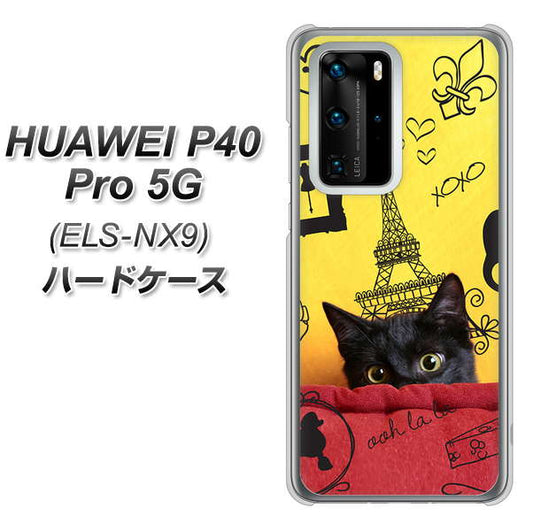 HUAWEI（ファーウェイ） P40 Pro 5G ELS-NX9 高画質仕上げ 背面印刷 ハードケース【686 パリの子猫】