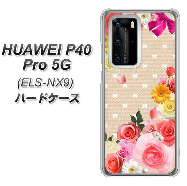 HUAWEI（ファーウェイ） P40 Pro 5G ELS-NX9 高画質仕上げ 背面印刷 ハードケース【SC825 ロリータレース】