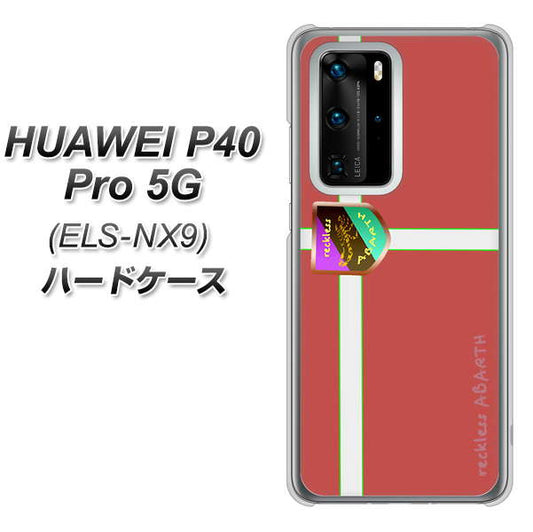 HUAWEI（ファーウェイ） P40 Pro 5G ELS-NX9 高画質仕上げ 背面印刷 ハードケース【YC934 アバルト05】