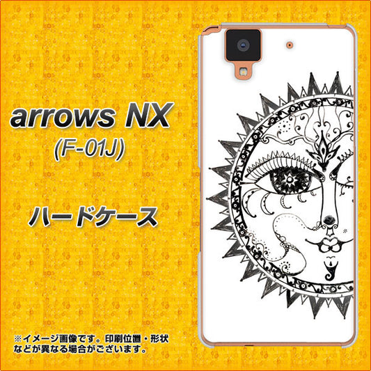 docomo アローズ NX F-01J 高画質仕上げ 背面印刷 ハードケース【207 太陽神】