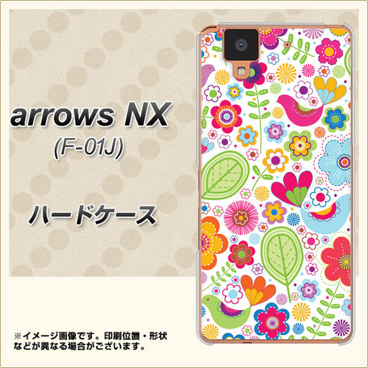 docomo アローズ NX F-01J 高画質仕上げ 背面印刷 ハードケース【477 幸せな絵】