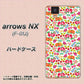 docomo アローズ NX F-01J 高画質仕上げ 背面印刷 ハードケース【777 マイクロリバティプリントWH】