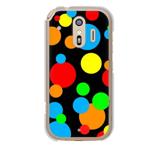 らくらくスマートフォン me F-01L docomo 高画質仕上げ 背面印刷 ハードケース 【076 シンプル（大阪のおばちゃん）】