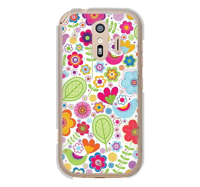 らくらくスマートフォン me F-01L docomo 高画質仕上げ 背面印刷 ハードケース マルチスタイル