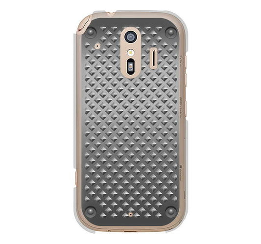 らくらくスマートフォン me F-01L docomo 高画質仕上げ 背面印刷 ハードケース 【570 スタックボード】