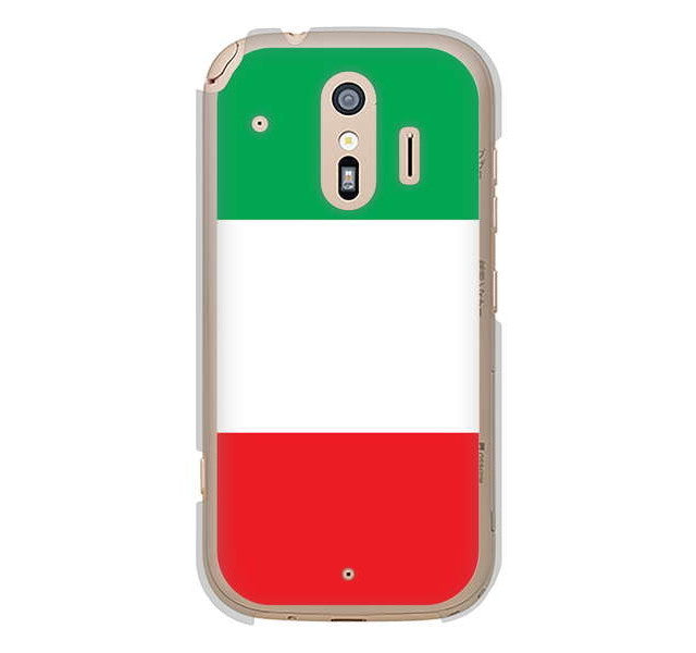 らくらくスマートフォン me F-01L docomo 高画質仕上げ 背面印刷 ハードケース 国旗