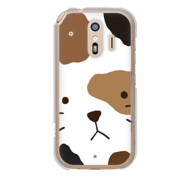 らくらくスマートフォン me F-01L docomo 高画質仕上げ 背面印刷 ハードケース 【IA801 みけ】